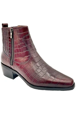 Donald Pliner Women's Marisol Western Heeled Bootie Oxblood Red - Image 1 of 3