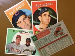 1959 Topps Baseball Singles - Números 300-399 - Elige tu tarjeta - Actualiza tu conjunto - - Imagen 1 de 399