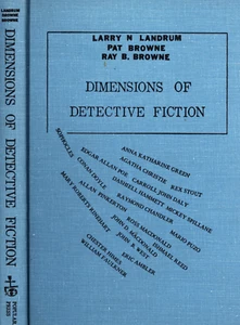 LARRY LANDRUM DIMENSIONS OF DETECTIVE FICTION SPILLAN STOUT AMBLER J. MCDONALD - Bild 1 von 1