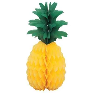 Hawaiian Pineapple Honeycomb Table Centrepiece Decoration 36cm - Picture 1 of 1