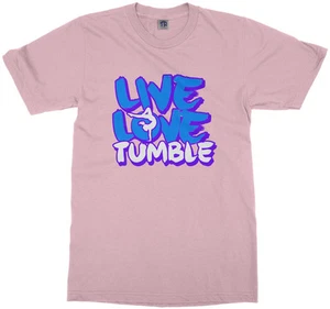 Live Love Tumble Youth T-Shirt Gymnast Saying Slogan Quote - Picture 1 of 15