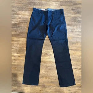 NWT English Laundry Navy Blue Trouser Slim Fit Pants Sz 36x32 - Picture 1 of 5