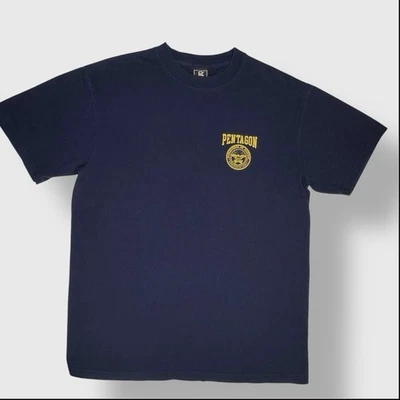 Vintage 90’s GEAR FOR SPORTS Pentagon Men’s T Shirt Sz Med Blue Short Sleeve - Image 1 of 4