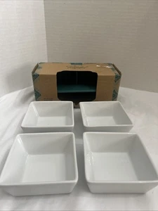 Porzellan Quadrat Mini Verkoster 4er Set Geschmackvolle Sammlung - Bild 1 von 18