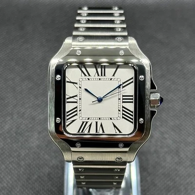 Seikmod Square Classic NH35 Automatic | Sapphire | Roman Dial | Steel Bracelet - Image 1 of 4