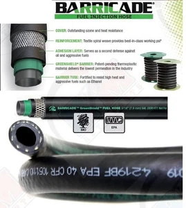 GATES 27348 Barricade 5/16" ID (7.94mm) Fuel Injection Hose (MPI) 2 Feet Length - Picture 1 of 1