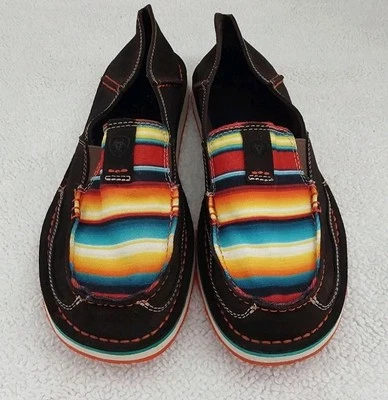 Ariat 10021153 Chocolate Brown Serape Striped Cruiser Shoes - Women’s 9.5 - Image 1 of 4