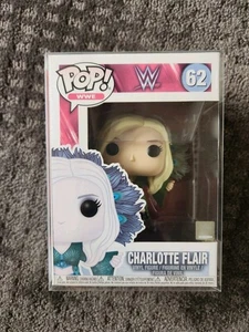 Funko Pop WWE Charlotte Flair #62 Vaulted With Protector Minor Sun Damage - Picture 1 of 6