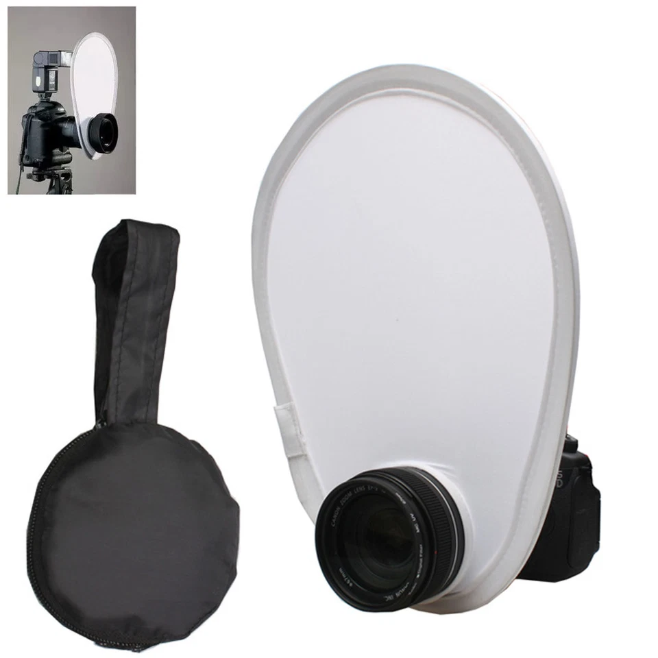 30cm Mini Softlight Board Universal Photography Top Flash Reflective Board Foldi - Image 1 of 4