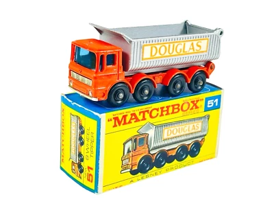 Matchbox Lesney No. 51 BPW Douglas 8-Wheel Tipper Truck w/F Style Box - Image 1 of 4