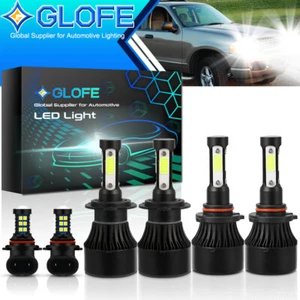 6X LED Headlight High Low Beam + Fog Light Bulbs Kit For 2005-2008 Jaguar White - Picture 1 of 8