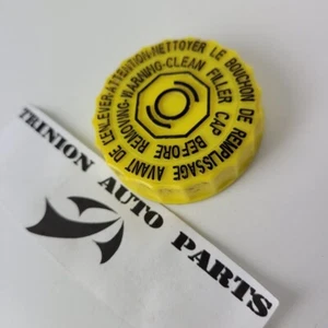 2001-2008 Chrysler PT Cruiser Brake Master Cylinder Fluid Reservoir Cap Yellow - Bild 1 von 3