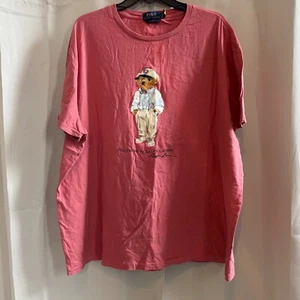 Polo Ralph Lauren Bear Herren Hemd Größe 2XL Preppy Baumwolle Y2K Kurzarm 18326 - Bild 1 von 7