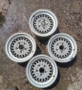 BMW BBS Set 4 Cerchi 6,5J x 14 " H2-B ET 22 Raggio Epoca 1118772 Serie Ruote R - Imagen 1 de 7