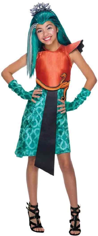 Rubies Monster High Boo York Nefera De Nile Costume Dress Glovelets Headpiece C