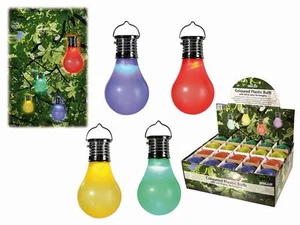 Solar LED Glühbirne Fest Beleuchtung Party Girlande Garten 4 Stück - Bild 1 von 2