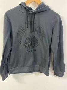 Xbox Youth Size 14 Unisex Grey Hooded Jumper - 2021 Microsoft - Game On - VGC - Picture 1 of 5