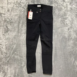 Pantaloni neri nuovi HORZE Grand Prix toppa ginocchio donna taglia US S - W 28 R - Foto 1 di 13