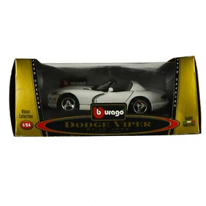 Burago Bijoux 1992 Dodge Viper RT/10 blanco modelo diecast Italia - Imagen 1 de 12