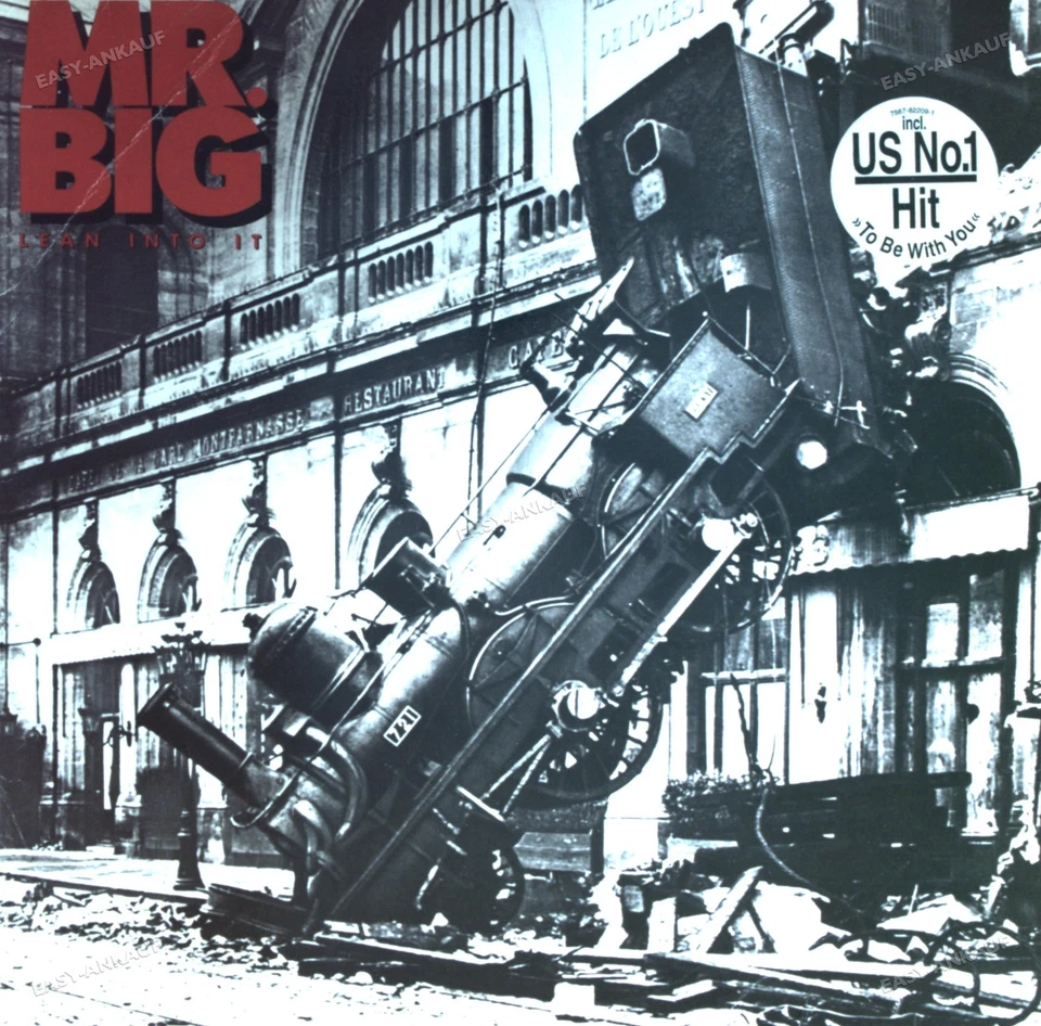 Mr. Big - Lean Into It EU LP 1991 (VG+/VG) Atlantic 7567-82209-1 . - Image 1 of 1