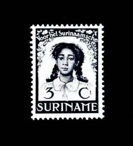 Sello de Surinam - 1938 recuerdo de esclavitud 3c semi postal Sn B27 como nuevo OG LH r55 - Imagen 1 de 2