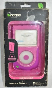 Vintage Incase Neoprene Sleeve Cover Case iPod Classic 5th Gen 30, 60, 80GB Pink - Photo 1 sur 8
