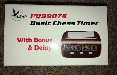 Leap Pq9907s Basic Chess Timer with Bonus & Delay Brand New - Image 1 of 4