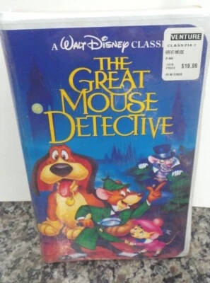 The Great Mouse Detective Rare Black Diamond A Walt Disney Classic VHS Tape - Image 1 of 4