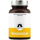 Rhodiola Rosea hochdosiert - 90 vegane Rosenwurz Kapseln - Premium Rosenwurz-...