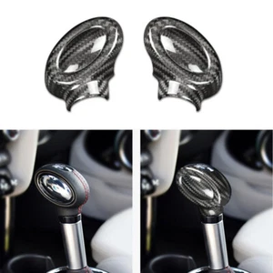 Real Carbon Fiber Gear Shift Knob Cover for Mini Cooper F Series Automatic - Picture 1 of 5