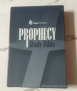 NEW 1997 NKJV Prophecy Study Bible New King James Version John Hagee Leather Box - Picture 1 of 5