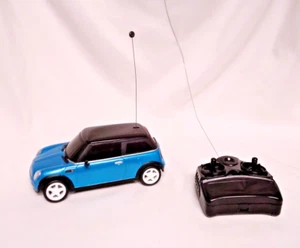 ZAP TOYS REMOTE CONTROL 1:32 SCALE BLUE MINI COOPER WITH REMOTE (WORKS) - Picture 1 of 12