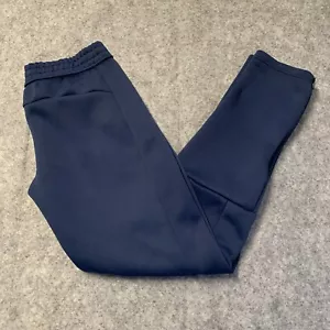 Pantalones de chándal Adidas para hombre azules M bolsillos con cremallera tobillos elásticos cordón interno - Imagen 1 de 22