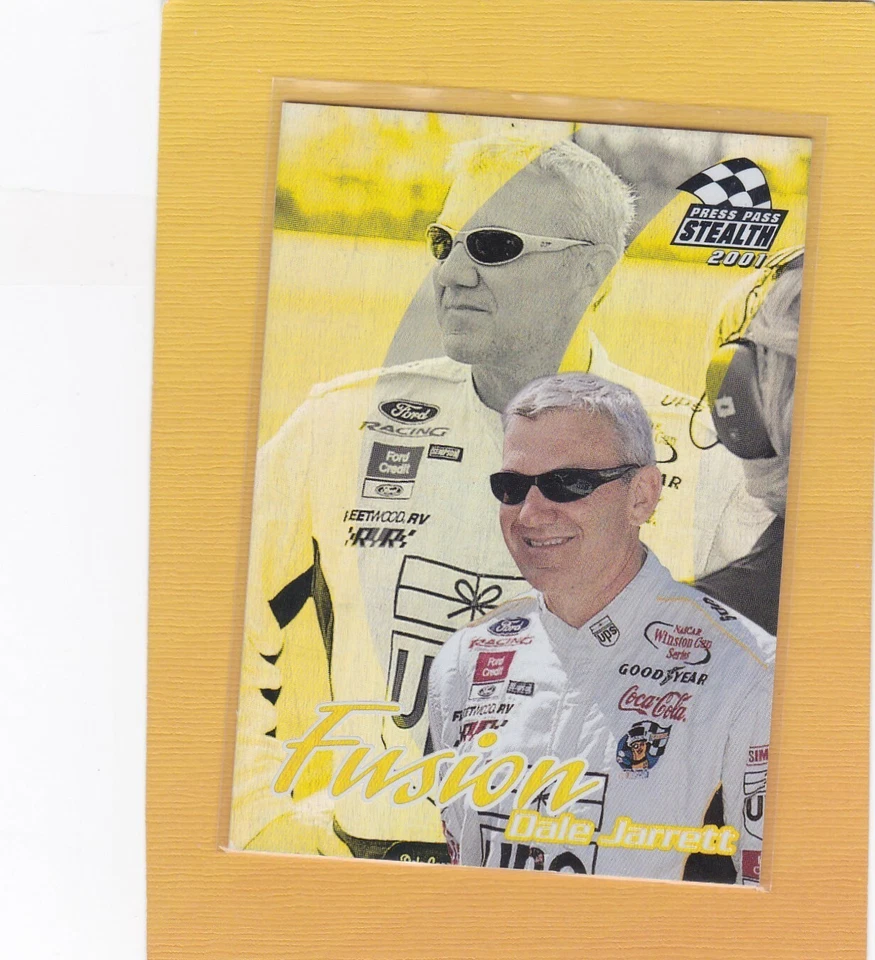 2001 PRESS PASS STEALTH NASCAR FUSION DALE JARRETT #F3 NMMT/MINT *64629 - Image 1 of 1