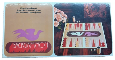 Vintage 1975 BACKGAMMON Board Game S & R Games Family Night Factory Sealed New - Image 1 of 4