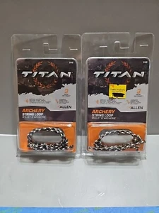 2~Black Titan Archery String Loop - 3 Pack - Picture 1 of 2
