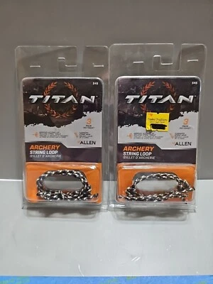 2~Black Titan Archery String Loop - 3 Pack - Image 1 of 2