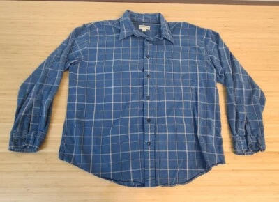 Camisa de vestir St. John's Bay para hombre talla XL azul multicolor a cuadros manga larga Foto 1 de 4