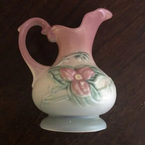 Vintage Rumpf Wildblume rosa Krug 5,5" handbemalt schöne Blumen - Bild 1 von 7