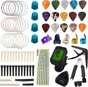 Gitarren Zubehör Set,78 Pcs Gitarrenzubehör mit Gitarren Stimmgerät ÖZEN - Bild 1 von 12