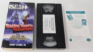 Perry Stone Israel Racing Toward The Second Coming Christianity VHS Doomsday VTG - Imagen 1 de 6