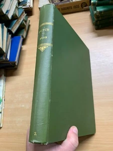RARE JULY-DEC 1909 PUNCH MAGAZINE BOUND VOLUME 137 ILLUSTRATED BOOK (P8) - Picture 1 of 15
