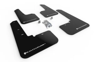 Rally Armor UR Black Mud Flap w/ White Logo For 20+ Subaru Outback - Picture 1 of 10