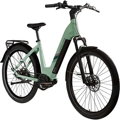 Zündapp X850 28" E Bike Trekking City Elektrofahrrad 15Ah 7Gang grün 48cm B Ware - Bild 1 von 4