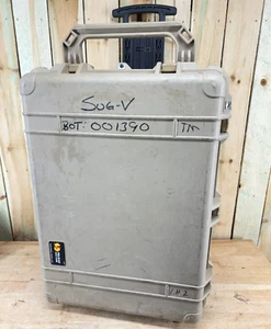 Pelican 1660 Protector Case Tan Rolling Waterproof Good Condition AB Free Ship - Picture 1 of 13