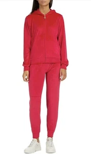 Emporio Armani neu mit Etikett Chenille Damen Trainingsanzug Hose und Jacke neu mit Etikett rot XL - Bild 1 von 11