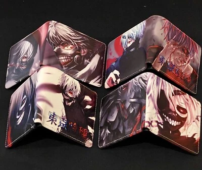 Anime Cartoon Tokyo Ghoul Bifold faux Leather Wallet Card  Man Woman - Изображение 1 из 4