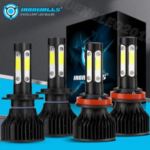 4-sides H7 H11 LED Headlights 6000K For Suzuki Hayabusa GSX1300R 2008-2017 2019 - Picture 1 of 12