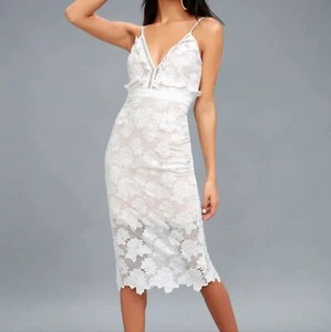 Bardot Vienna Lace Dress - Ivory Size US 6 - Picture 1 of 12