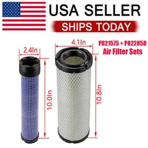 2PCS Air Filter Set For Donaldson FPG05 Air Cleaners P821575 & P822858 NEW USA - Picture 1 of 11